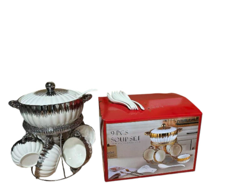 Soup serving set